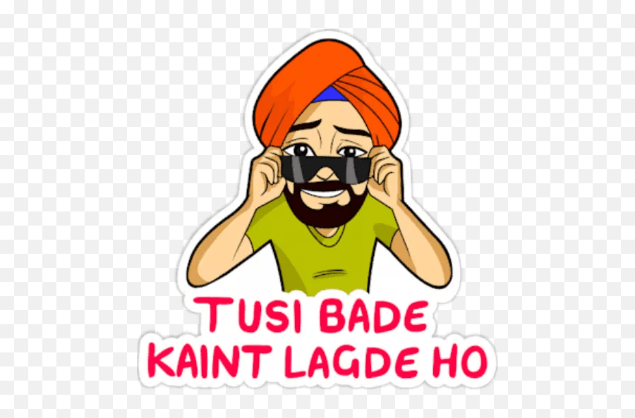 Stickers For Whatsapp - Punjabi Stickers For Whatsapp Emoji,Sardar Emoji