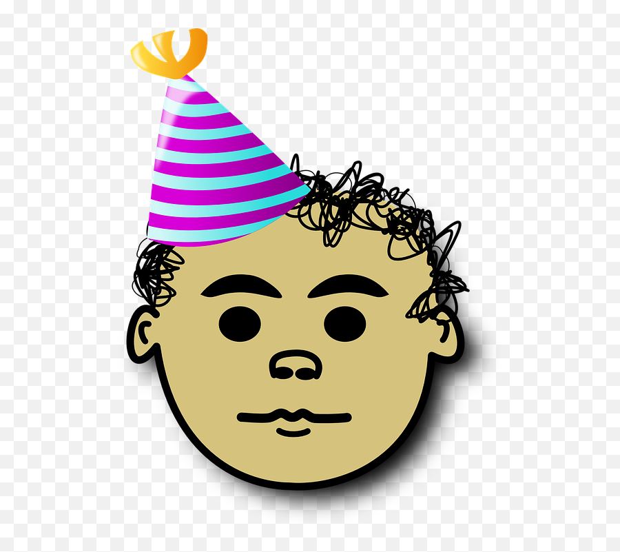 Birthdaymojis Emoji Keyboard App By Uply Media Inc - Vector Graphics,Birthday Hat Emoji