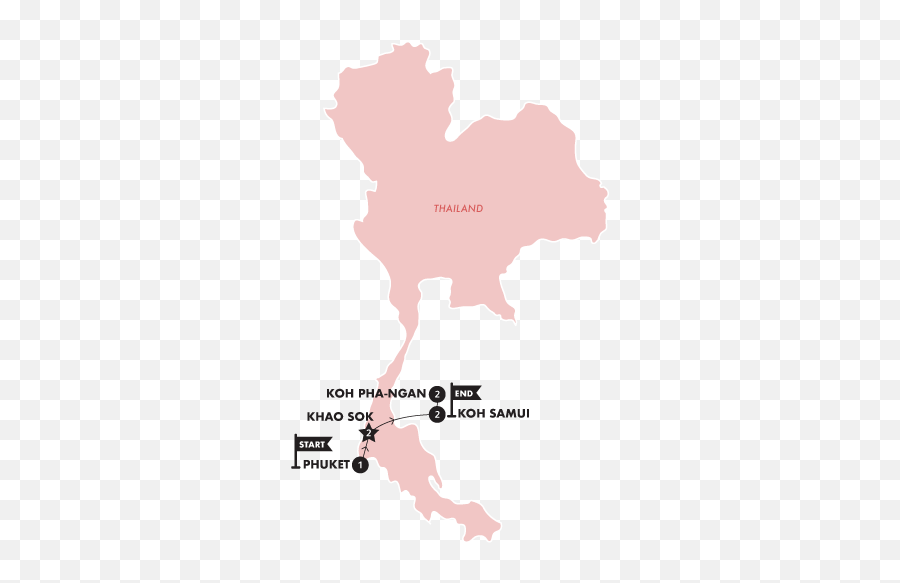 Tour - Map Thailand Vector Emoji,Emotions Beach Resort Map