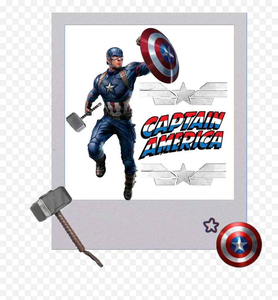 Captainamericacivilwar Captainamerica - Captain America With Shield And Hammer Emoji,Captain America Emoji