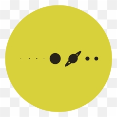 Our Solar Systems Mass Is In The Sun - Dot Emoji,Schrodinger's Emoticon