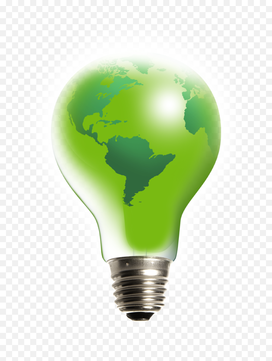 5000 X 5000 3 - Green Bulb Earth Hd Emoji,Light Bulb Emoji