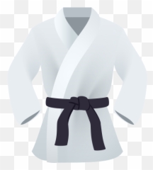 Emoji Martial Arts Uniform - Transparent Karate Emoji Png,Martial Arts Emoji