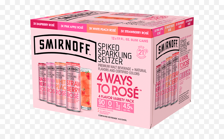 Smirnoff Spiked Seltzer 4 Ways To Rosé - Smirnoff Spritzer Emoji,Emojis Fecha De Estreno Ecuador