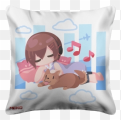 Meiko Pillow Case - Fictional Character Emoji,Emoji Pillow Cases