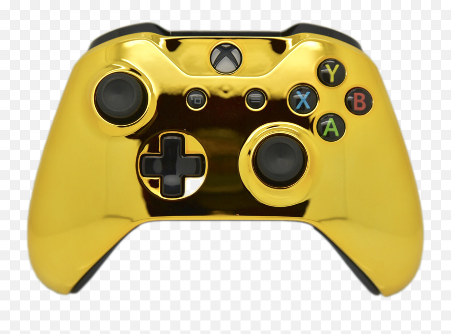 Gold Chrome Xbox One S Controller - Gold Xbox Controller Emoji,How To Put Emojis On Xbox One Profile