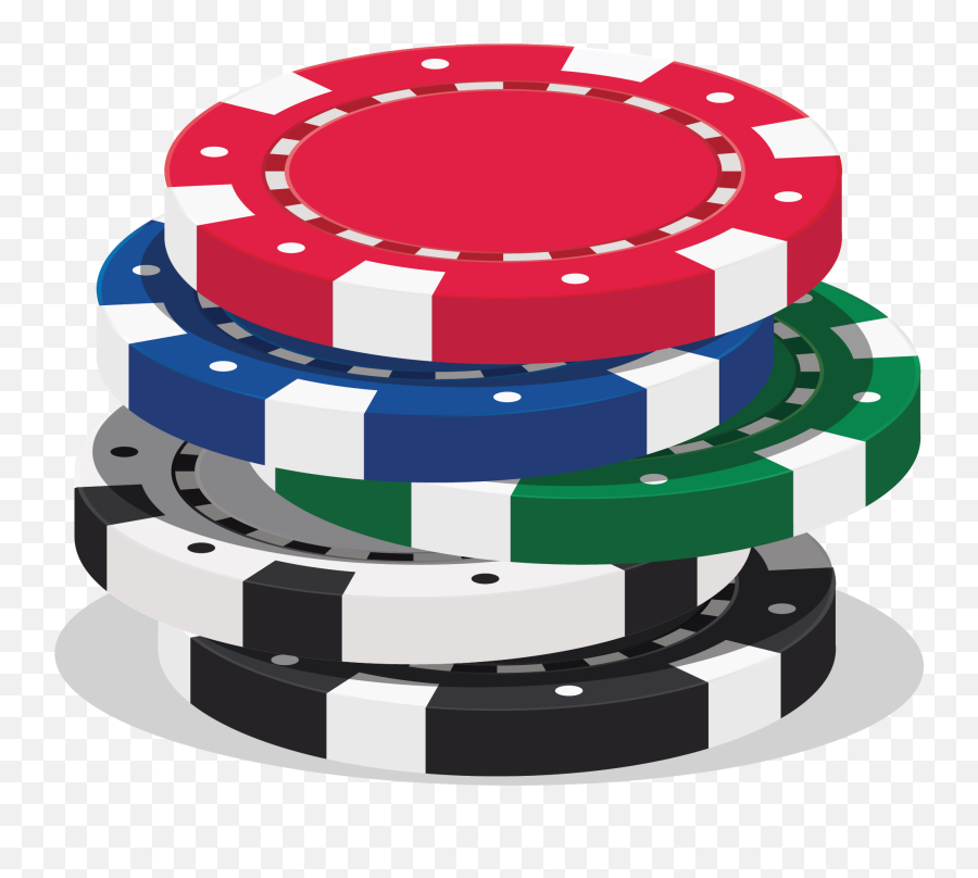 Cards Games - Poker Chip Emoji,Playing Card Suits Colored Emojis