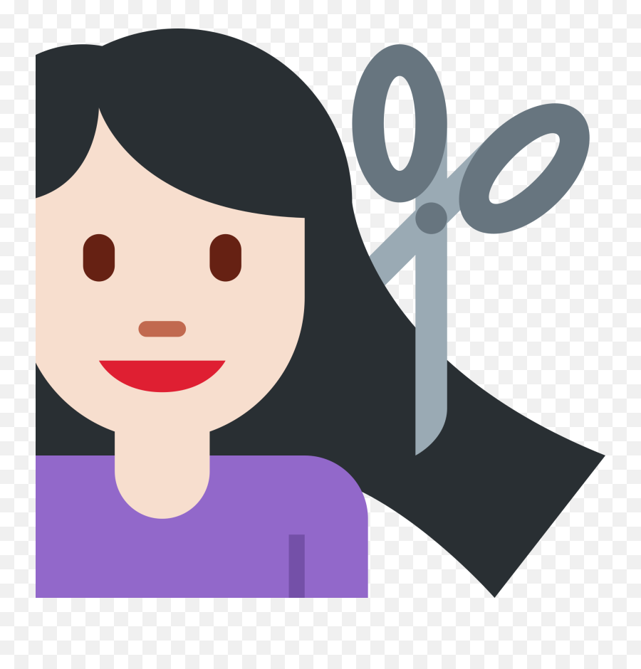 Person Getting Haircut Emoji With - Haircut Clipart,Scissors Emoji