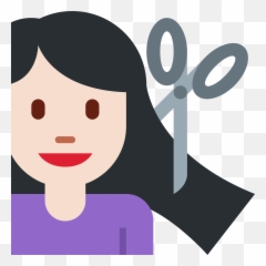 Person Getting Haircut Emoji With - Haircut Clipart,Scissors Emoji