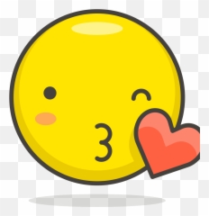 Icono Cara Soplado Un Un Beso Gratis - Cara De Beso Png Emoji,Emoji Beso