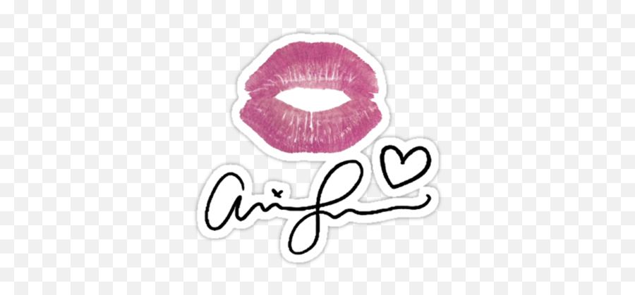 Pin En Ariana Grande - Ariana Grande Signature Sticker Emoji,Ariana Grande Emoji