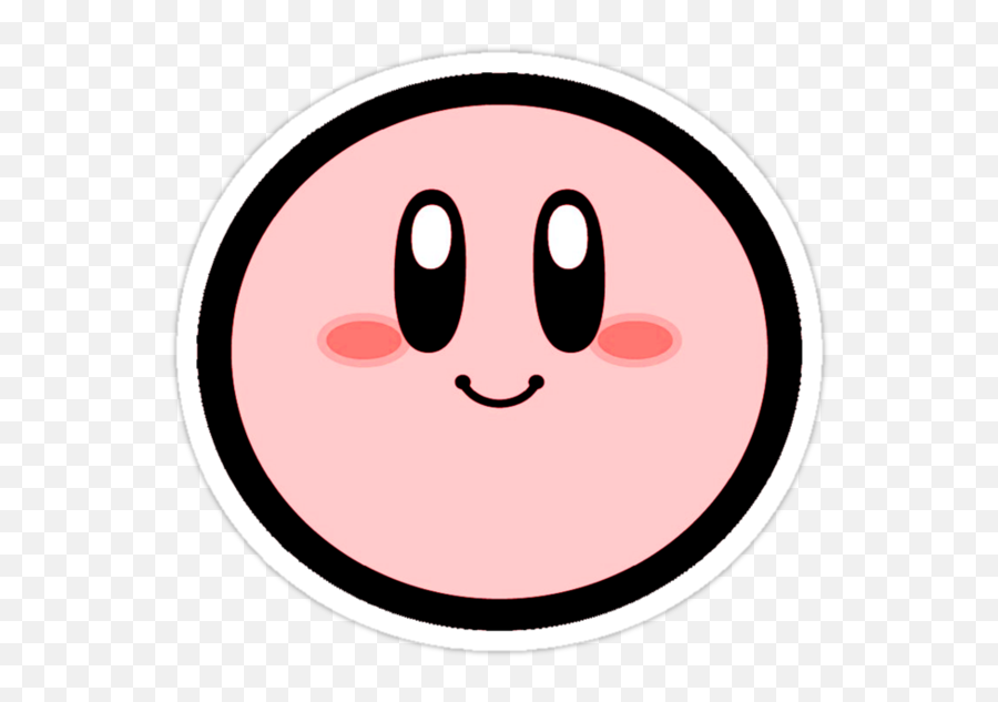 Kirby Nintendo - Kirby Circle Emoji,Kirby Emoticon
