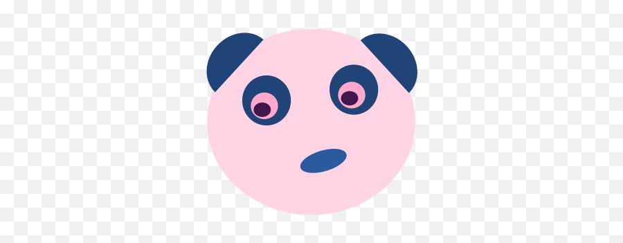 Free Clipart - Oso Panda Rosado Png Emoji,Panda Emoticon Face Character Print Tank Top