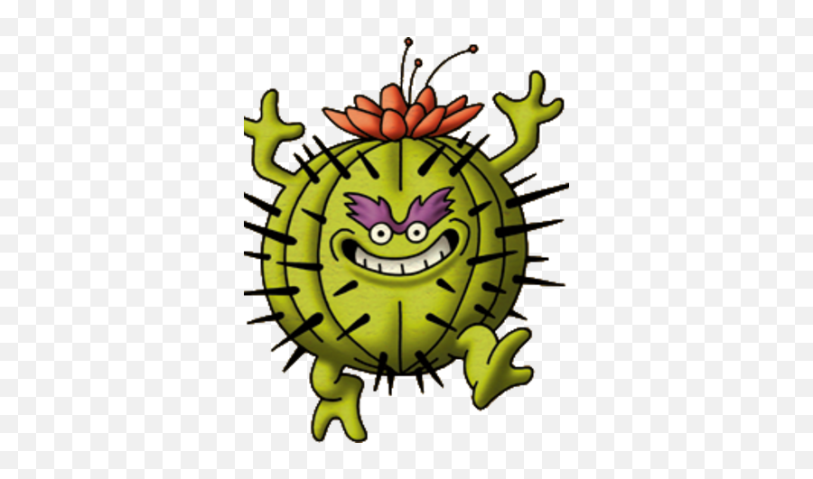 Cactiball - Cactiball Dragon Quest 11 Emoji,Japanese Emoticon Dragon