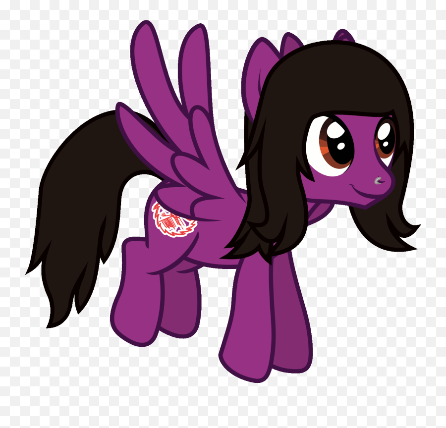 Veil Piercing Ponified Pony - Mythical Creature Emoji,Hair Trembles With Emotion Gif