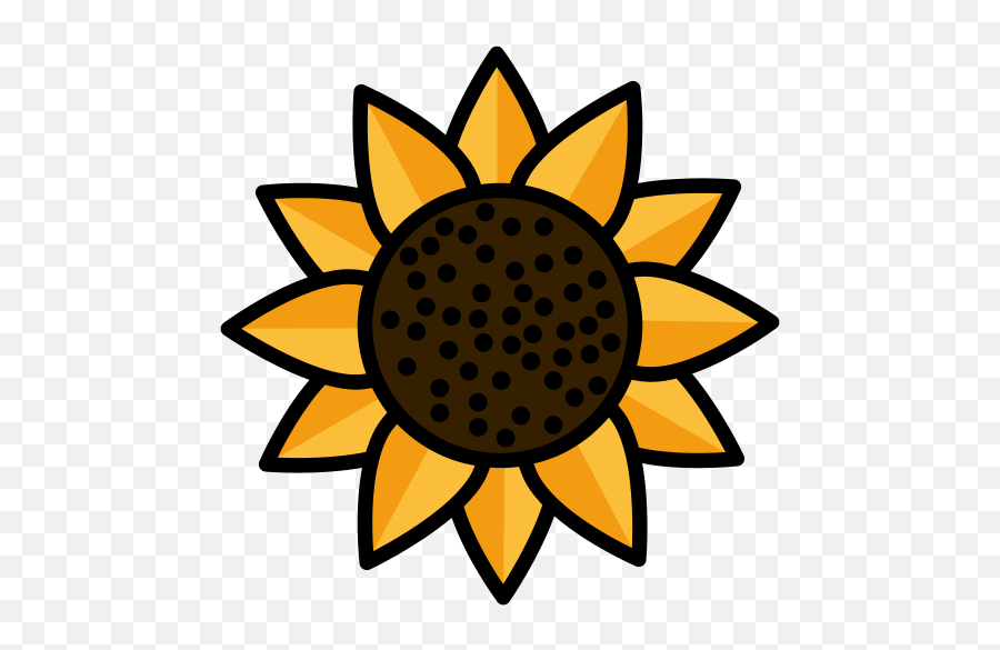 Garden Nature Sunflower Free Icon Of Spring 2 - Drawing Flowers For Decoration Emoji,Facebook Sunflower Emoticons