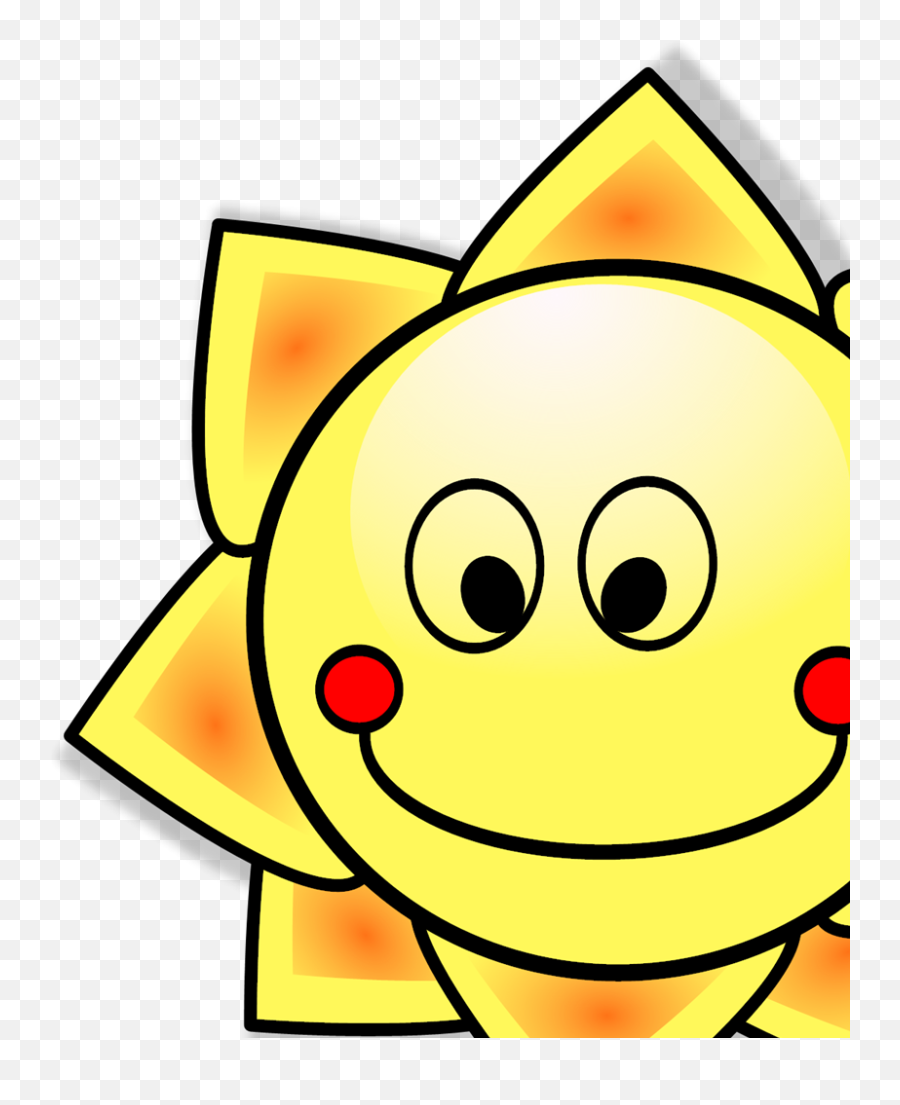 Smiling Sun Svg Vector Smiling Sun Clip Art - Svg Clipart Sun Clipart Gif Emoji,Rise And Shine Emoticon