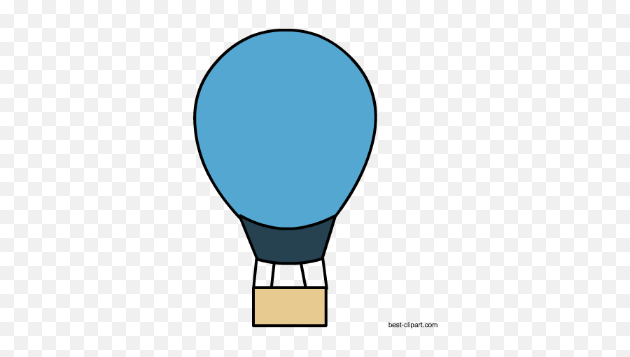 Free Hot Air Balloon Clip Art - Light Bulb Emoji,Commercial Hot Air Balloon Emoticon Add To My Pjone