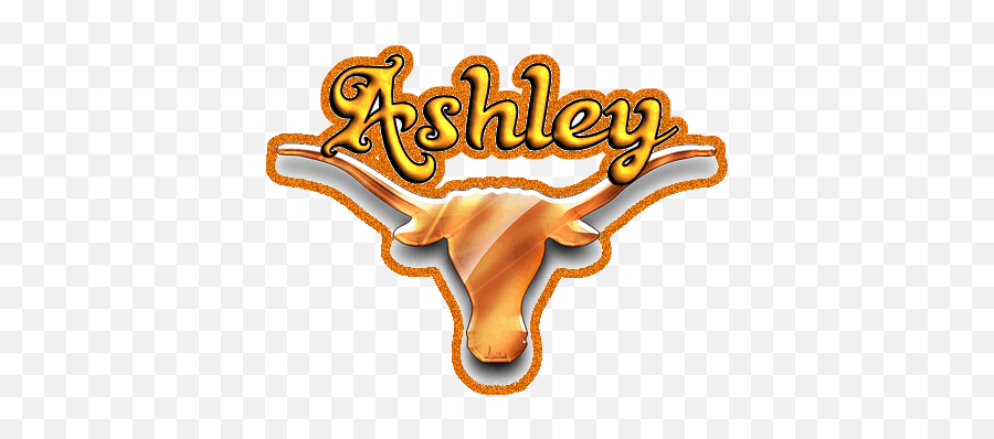 Ashley Name Graphics And Gifs Emoji,Texas Longhorn Emoticon