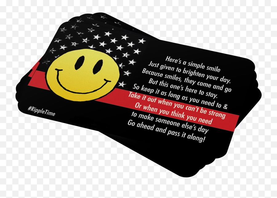 Redline Smile Cards - Firefighters U2013 Rippletime Emoji,Emoticon For Giving Orders
