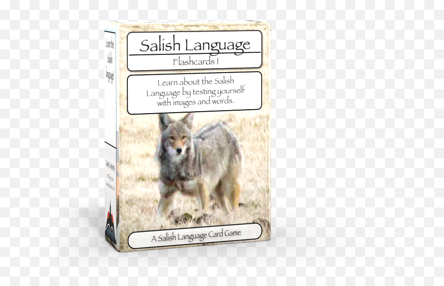 Salish Language Flashcards Level One U2014 Native Teaching Aids - Coyote Emoji,Emotions Flash Cards