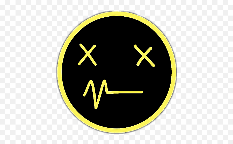 Smiley Dead Xx Sad Depression Sticker - Pizza Hut Emoji,Xx Emoticon