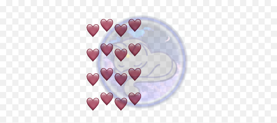 Bandana Hearts Nightdesign Emoji,Png Heart Emoji Overlay