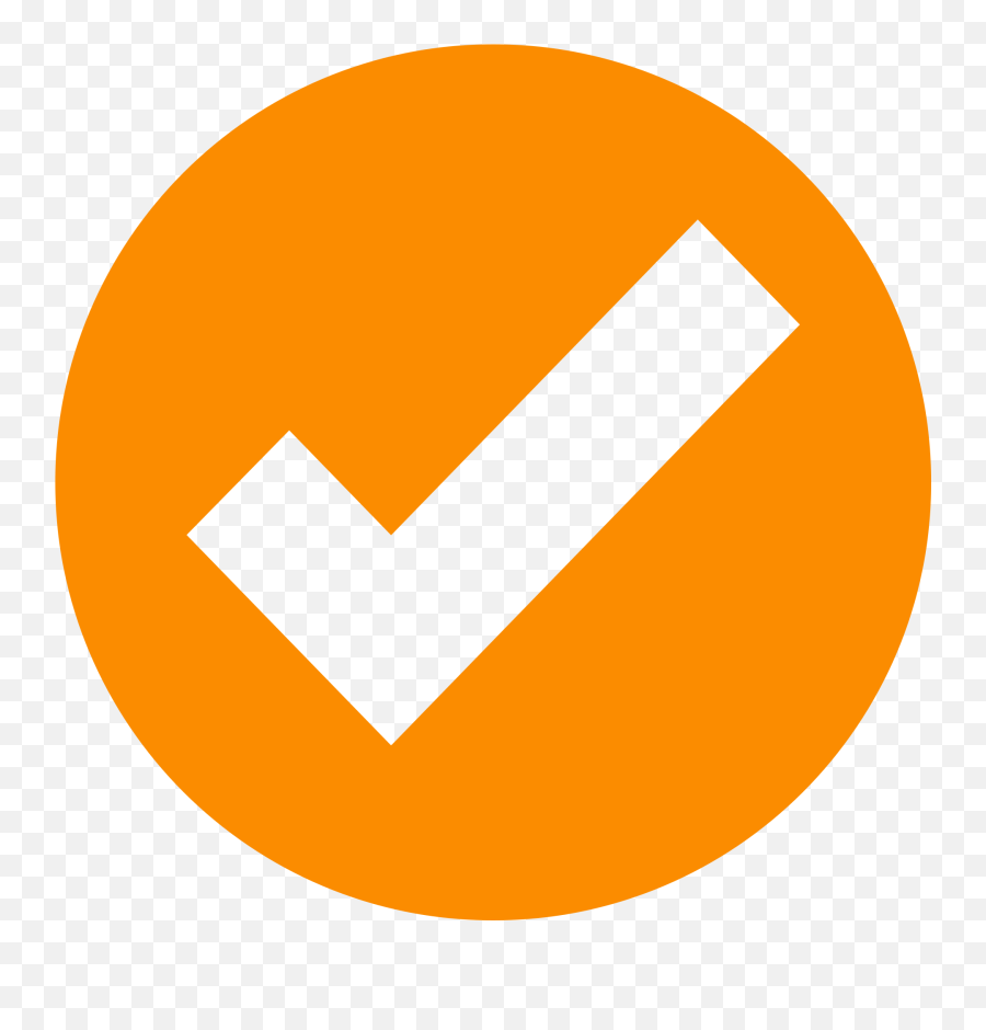 Fileeo Circle Orange Checkmarksvg - Wikimedia Commons Emoji,Ajguar Emoji