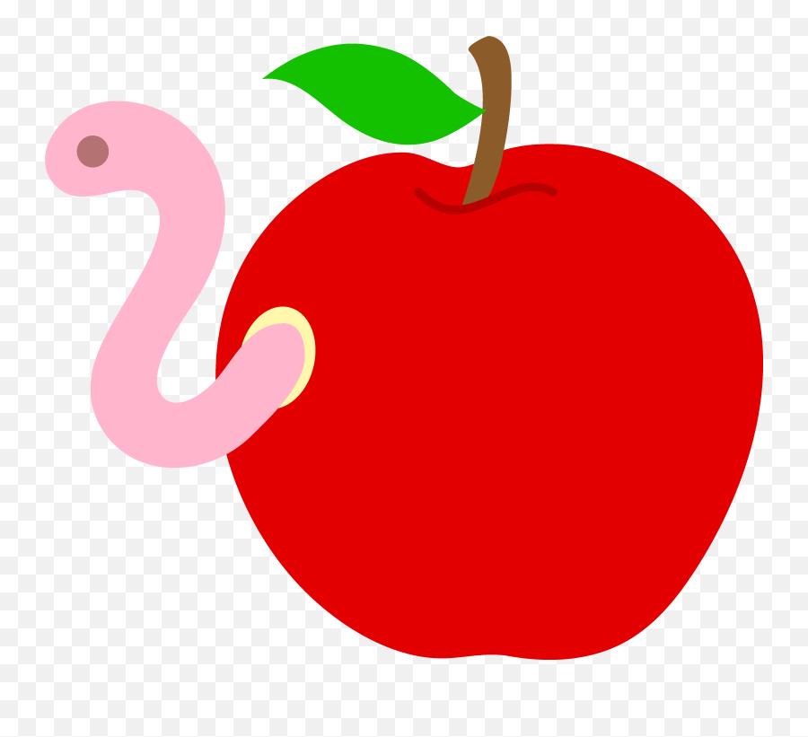 Clip Art Stick Tongue Out - Clip Art Library Apple With Worm Clipart Emoji,Toung Out Emoji