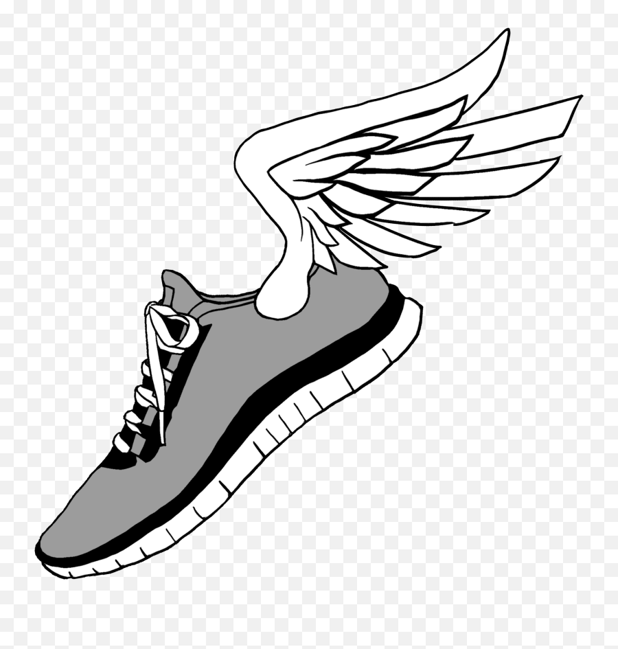 Running Shoes Clip Art - Clipart Running Shoes Png Emoji,Emoji Tennis Shoes