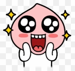Kakao Apeach Whatsapp Sticker - Cute Wow Gif Emoji,Kakao Talk Emoticon