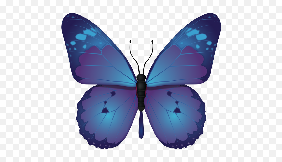 Purple Butterfly Emoji Wallpaper - Girly,Glow Emoji