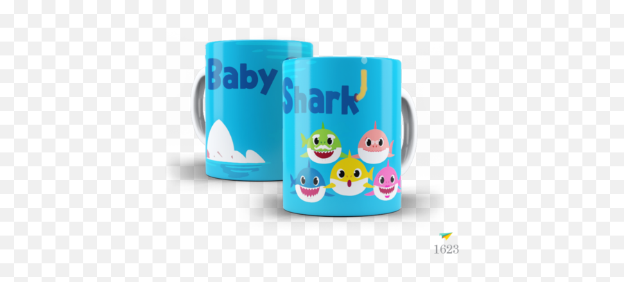 Caneca Baby Shark - Magic Mug Emoji,Emoticon Chapolin