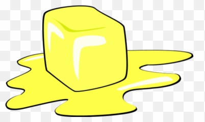 Melting Butter Clipart - Clip Art Library Melted Butter Clipart Emoji,Ice Cube Emoticon