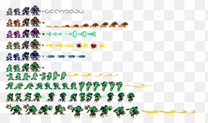 Random Hoo Haas Sprites Mega Man - Megaman The Power Battle Weapons Emoji,Megaman Emoticons