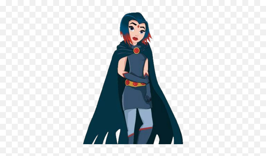 Raven - Dc Superhero Girl Raven Costume Emoji,Emotion Cartoon Superhero