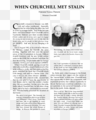 When Churchill Met Stalin - Suit Separate Emoji,Emotions Of Winston Churchill