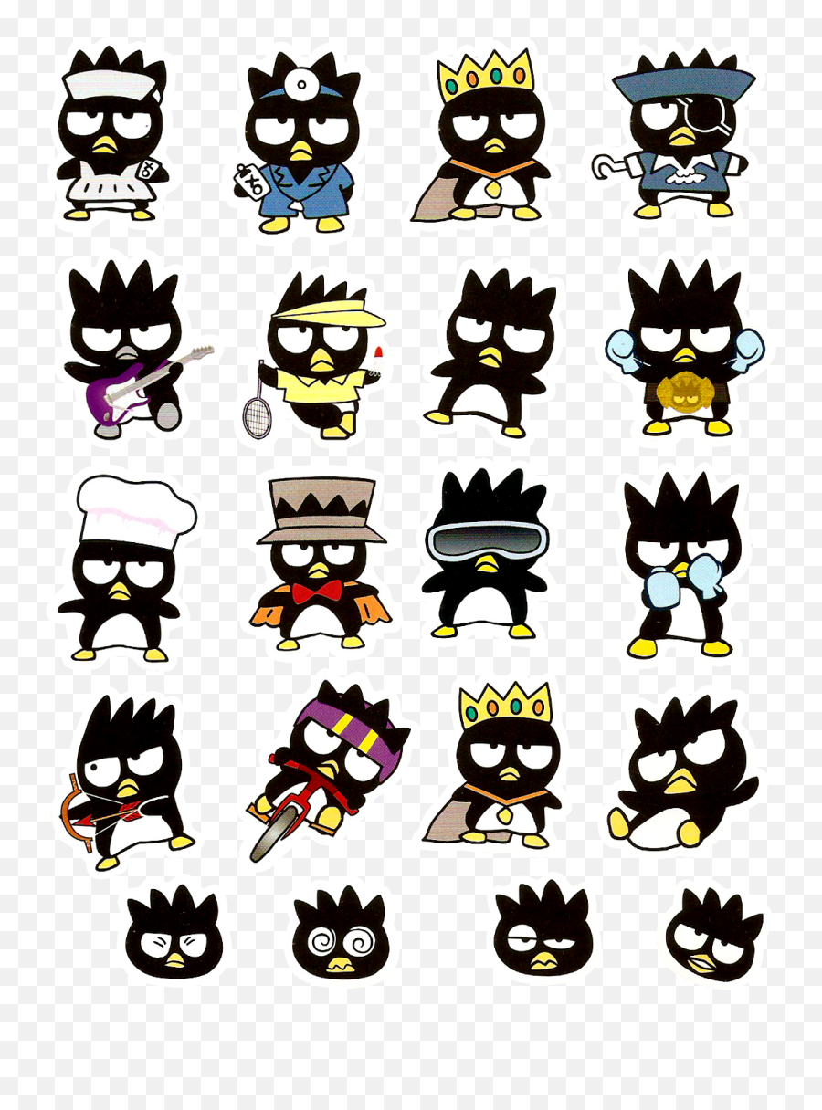 Y2k Sanrio Sticker Cute Badtzmaru - Badtz Maru Stickers Emoji,Badtz Maru Emojis