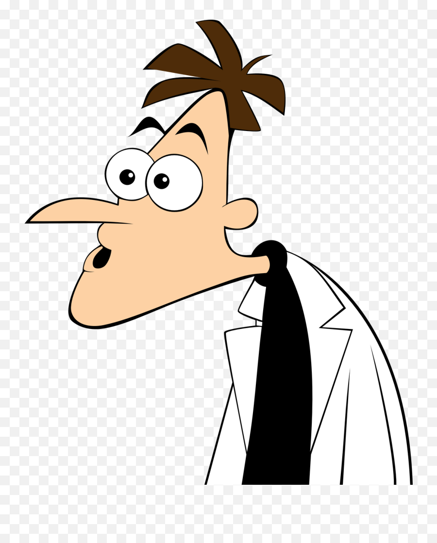 Dr Heinz Doofenshmirtz - Draw Dr Doofenshmirtz Easy Emoji,Emoticons Incompetent