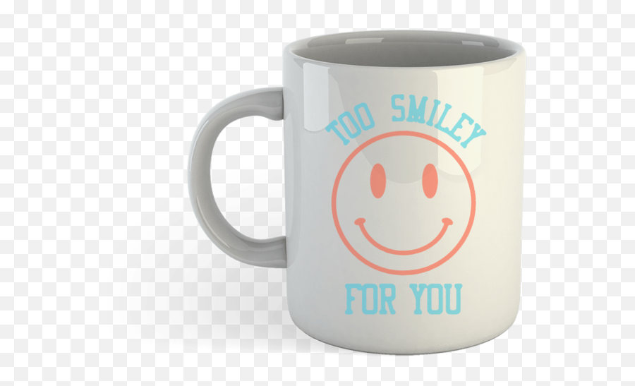 Addison Rae Too Smiley Mug - Addison Rae Cup Emoji,Coffee Emoticon Acsii