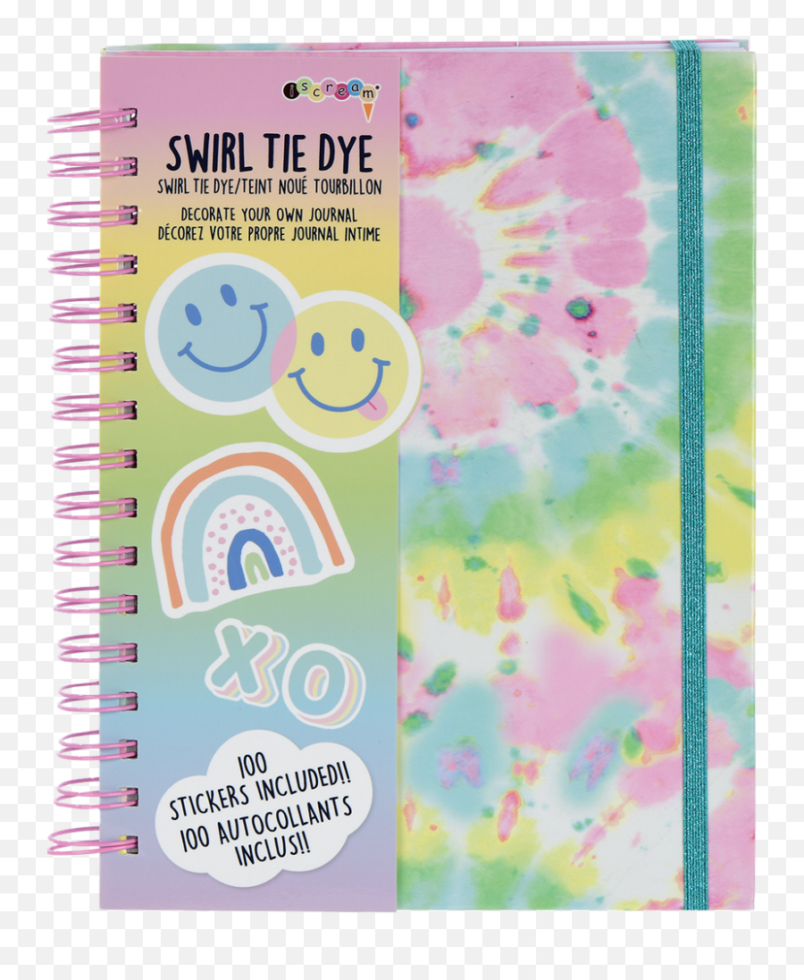 Swirl Tie Dye Hardcover Journal - Dot Emoji,Iphone Emoji Guy In Tie