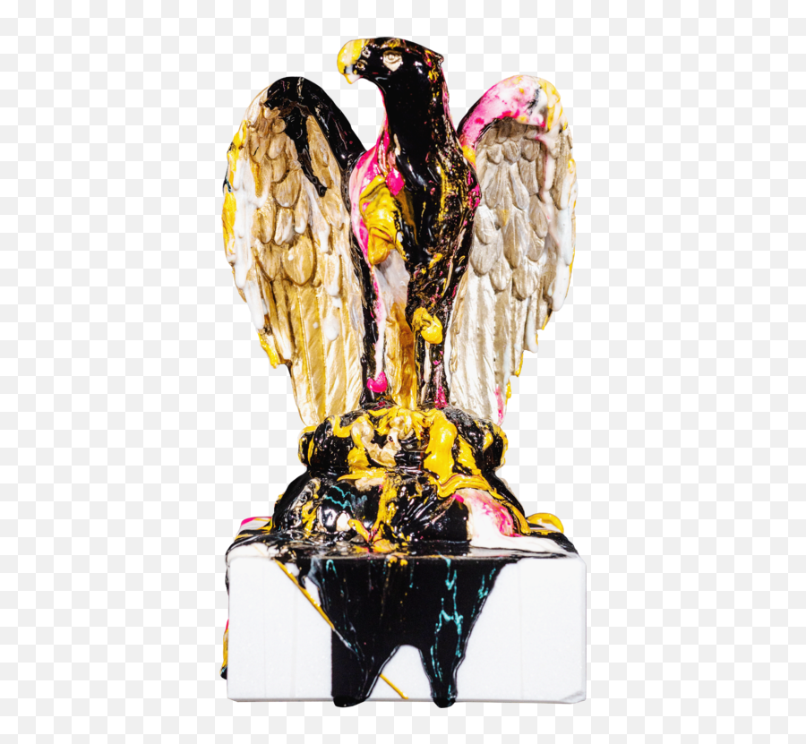Eagle Dark By Antoni Dragan 2020 Sculpture Acrylic - Fictional Character Emoji,Dark Emotions In Art Quotes
