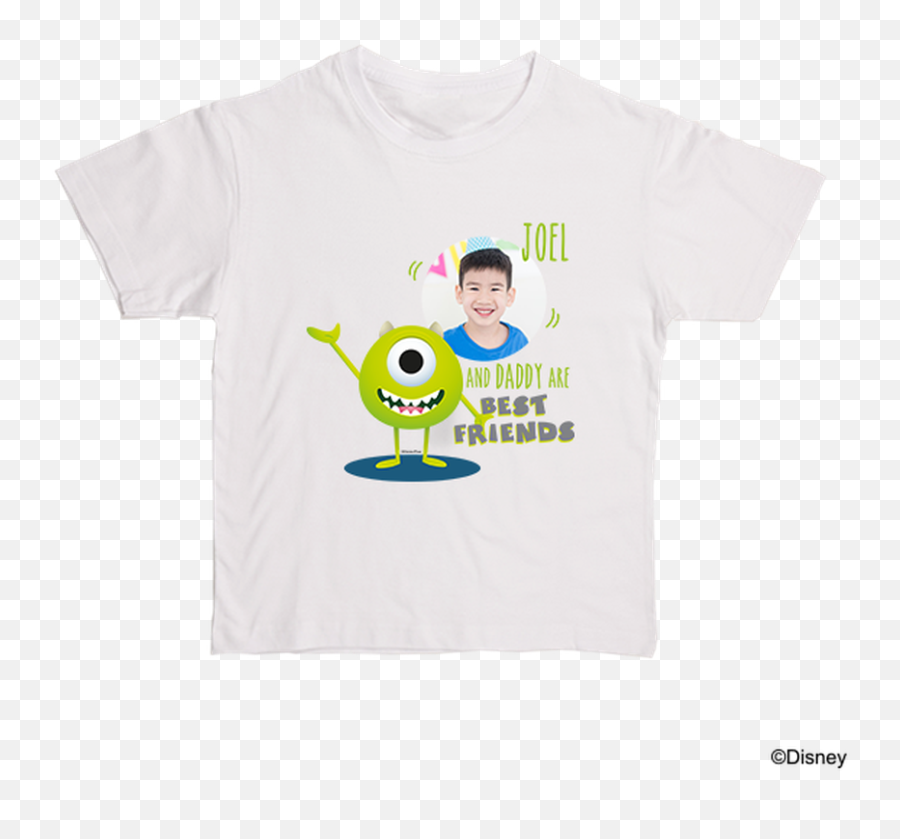 Disney Monsters Inc - Short Sleeve Emoji,Alien Emoji T Shirt Designs