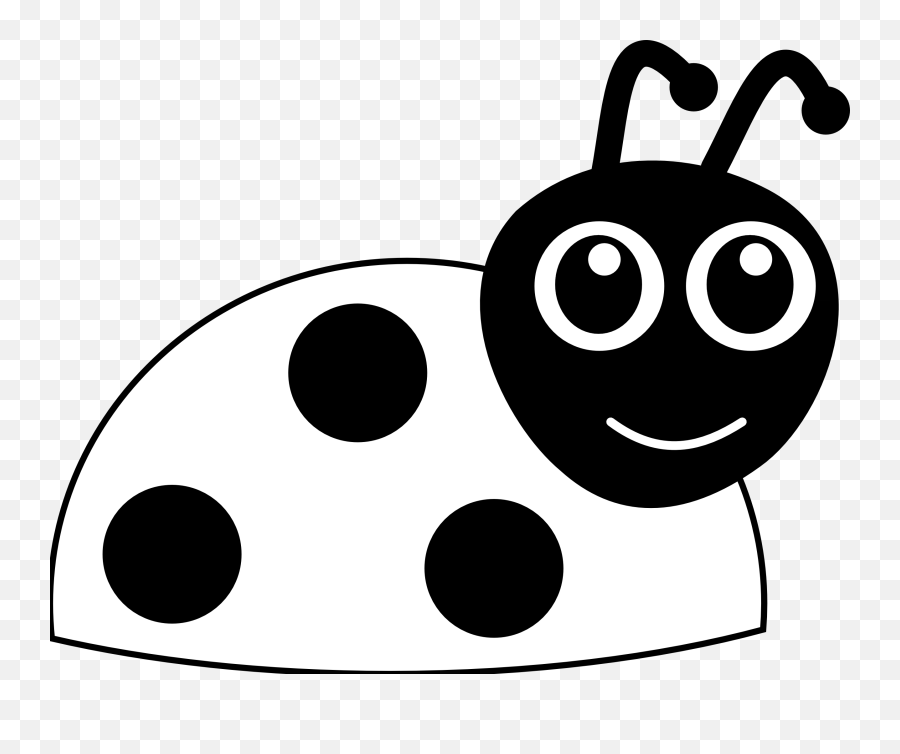 Black And White Flower Border Clipart Free - Clipartix Ladybug Black And White Clipart Emoji,Black And White Flower Emoji