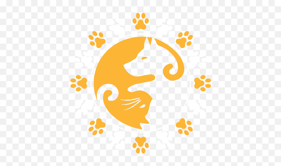 Dog Cat Lover Yin Yang Pet Kitten Puppy Paw Gift Kids T Emoji,Kitten Face Emoticon