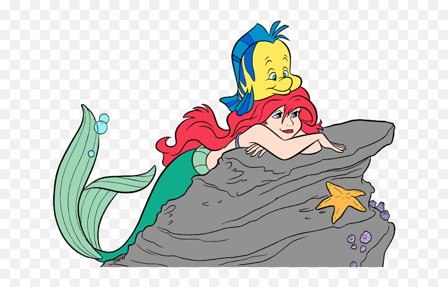And Friends Clip Art Disney Galore - Ariel Rock With Flounder Emoji,Disney Emoji Blitz Ursula
