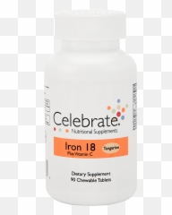 Chewable Iron And Vitamin C Tablets - Celebrate Emoji,Iron & Emotion