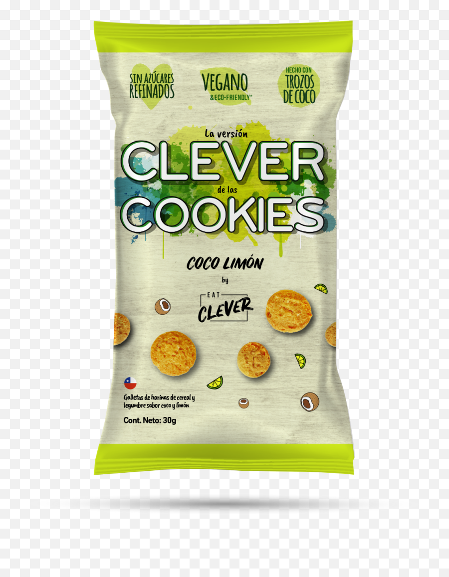 Clever Cookies Coco Limón 30grs Emoji,Terrones De Azucar Muy Dulces Emoticons