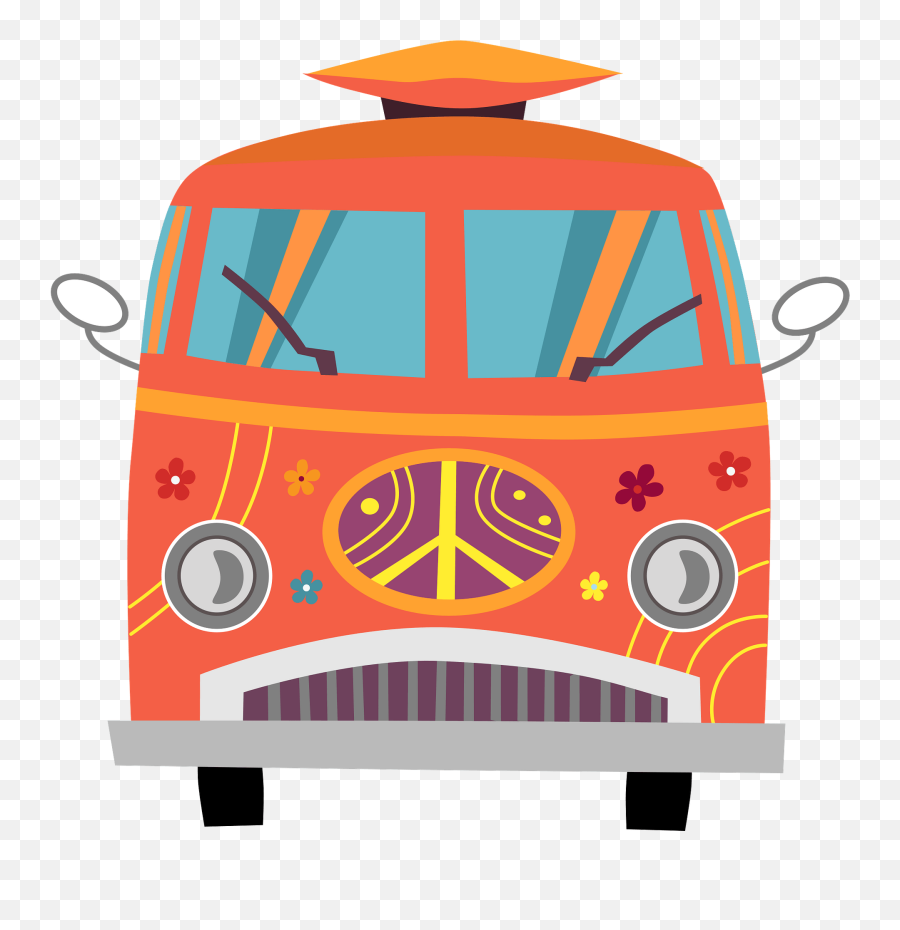 Hippie Bus Clipart Free Download Transparent Png Creazilla Emoji,Vw Bus Emoji