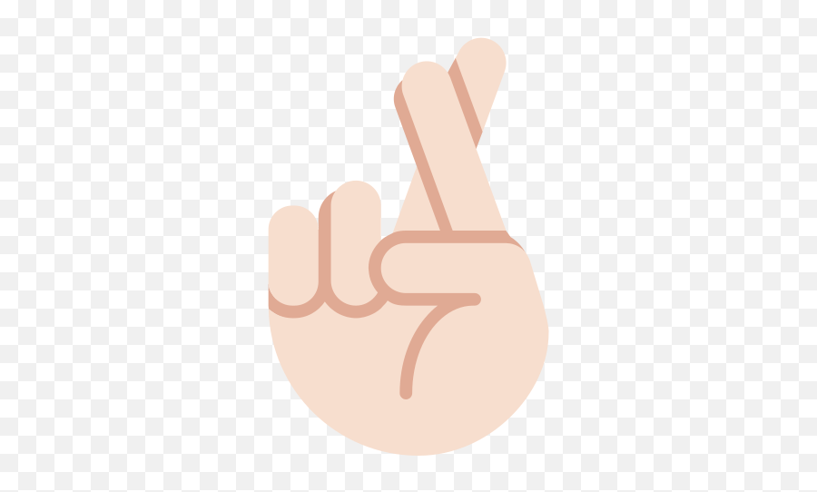 Crossed Fingers Emoji With Light Skin Tone Meaning And,Finger Pointing In Emoji